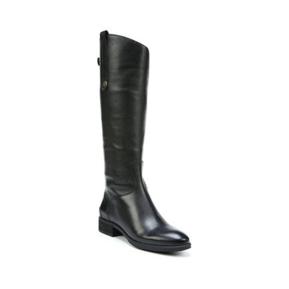 SOLD - SAM EDELMAN | Black Leather Upper Boots. Sz. 8M WC